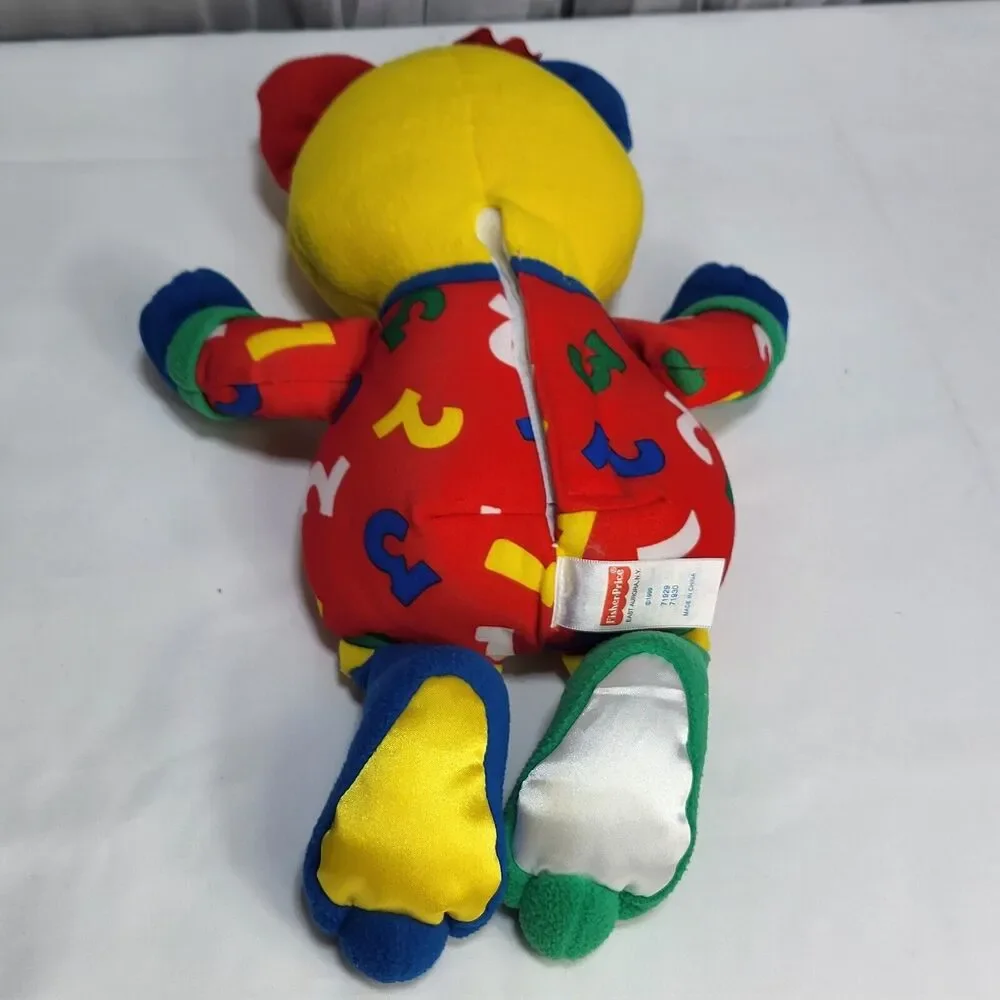Fisher Price 1999 Baby Smartronics Kitty Cat 1 2 3 Counting Stuffed Plush Toy